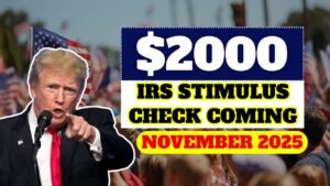 $2000 IRS stimulus check coming in November 2025? Here’s the truth